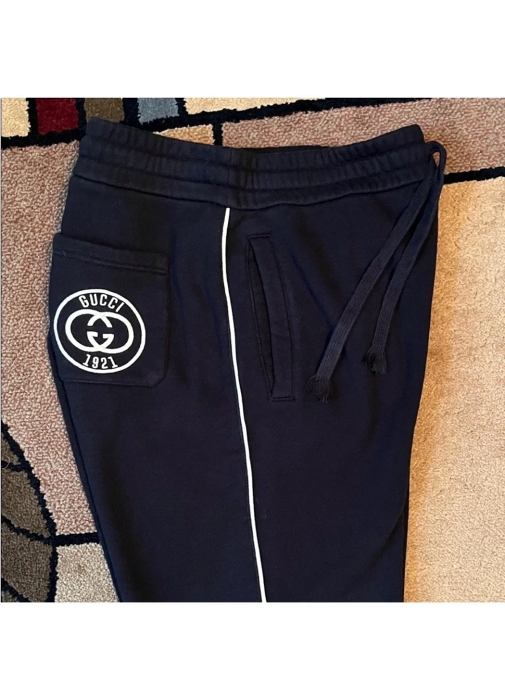 Gucci Men’s GG Logo Jogger Pants - Black - Size L - Alessandro Michele Era